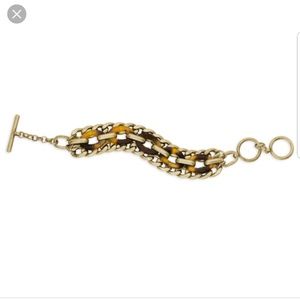 C + I Tortoise and Chain Multi Strand Bracelet